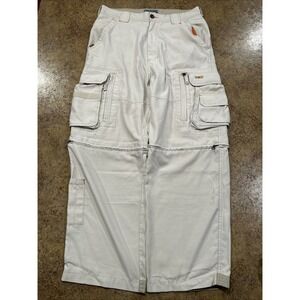 VTG Y2K Wearfirst Convertible Cargo Zip-Off Pants Mens 34x30 Baggy Grunge Skater